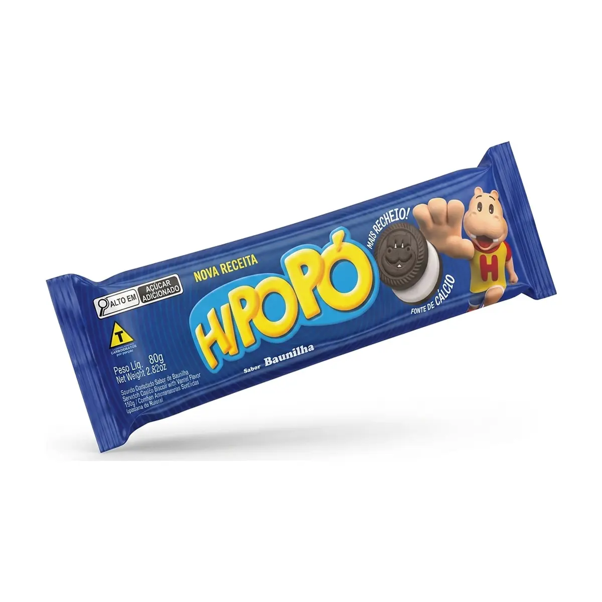 Galletas rellenas sabor vainilla Hipopó (4 x 80 g / 2.82 oz) - Thumbnail 4