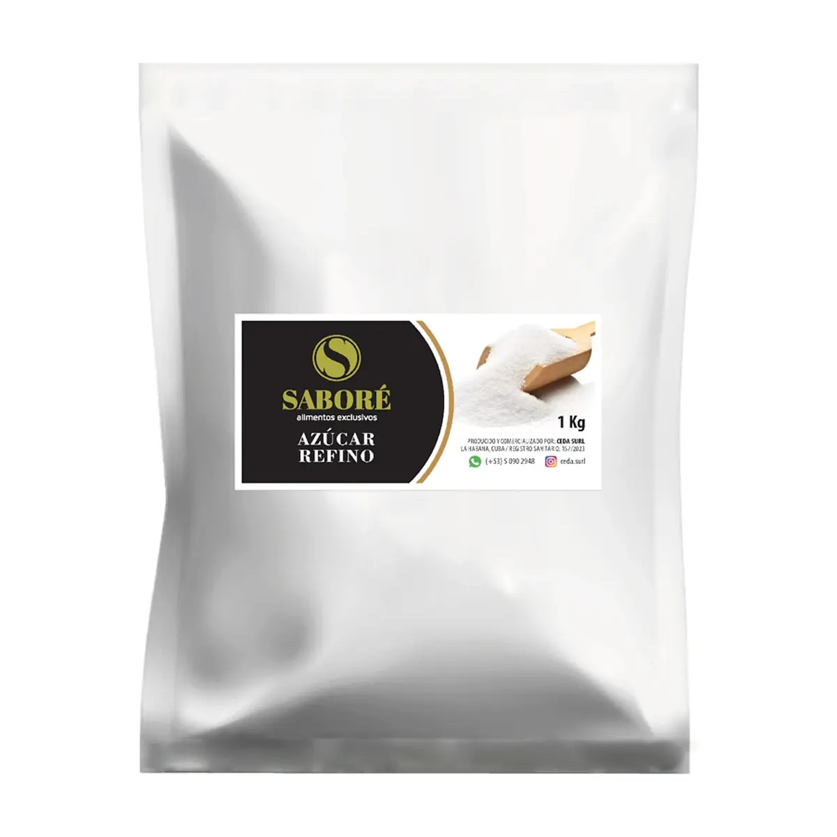Azúcar refino Saboré (1 kg / 2.2 lb)