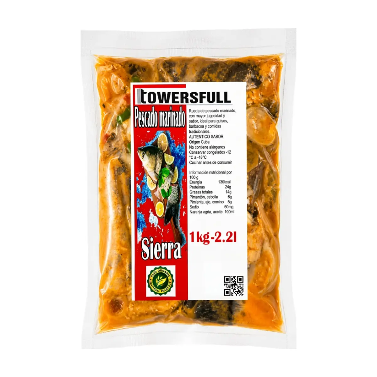 Pescado sierra marinado Towersfull (1 kg / 2.2 lb)