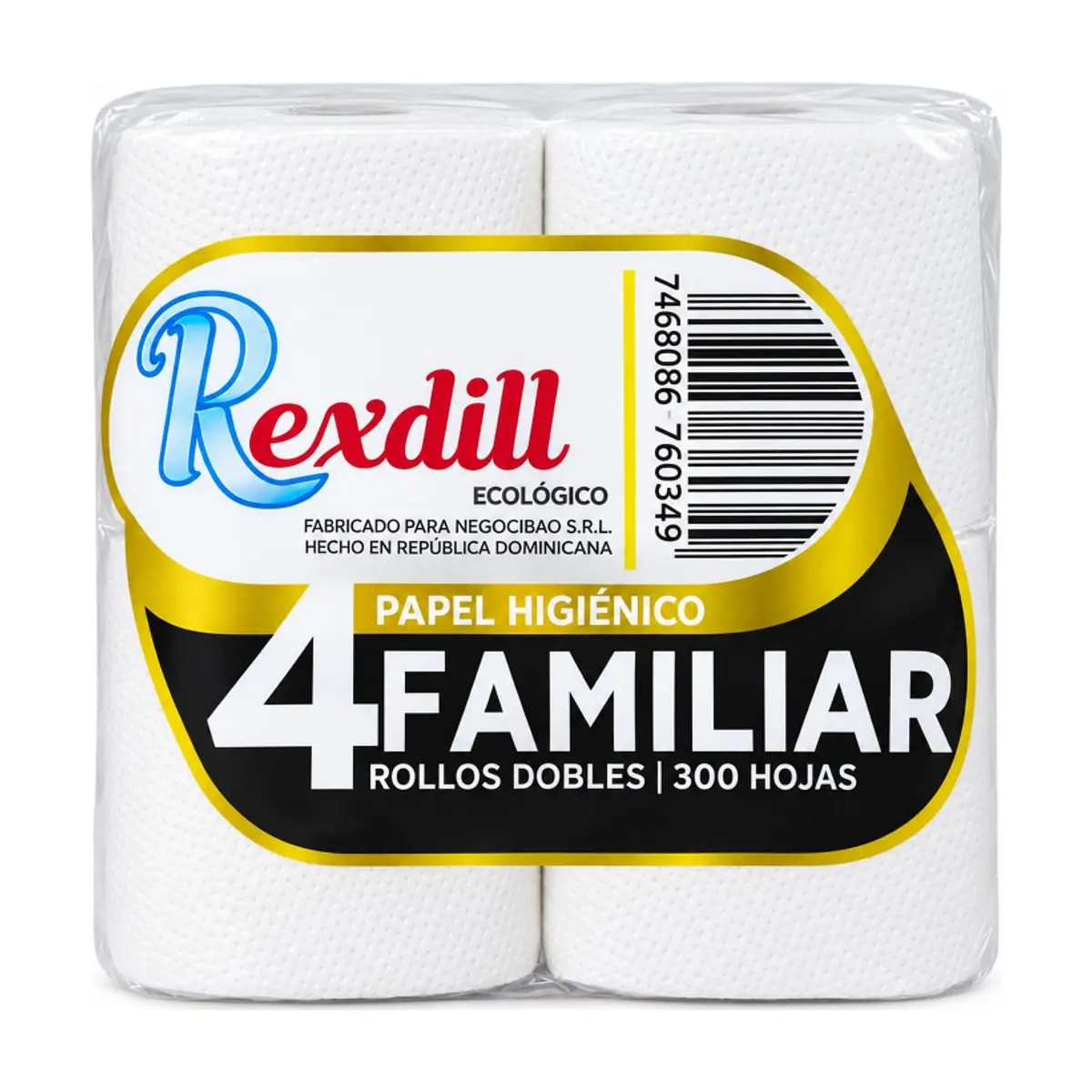 Papel higiénico familiar Rexdill (4 U) - Miniatura 1