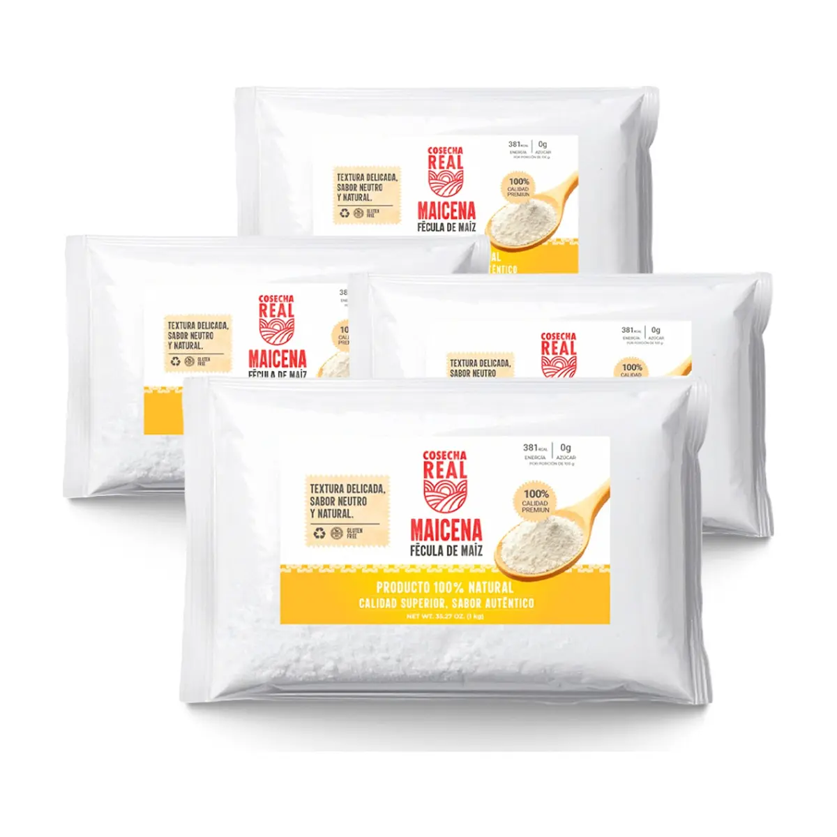 Maicena Cosecha Real (4 x 1 kg / 2.2 lb)