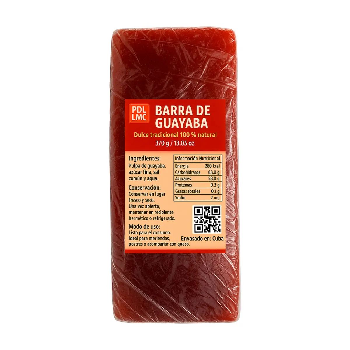 Barra de guayaba – dulce tradicional 100% natural (370 g / 13.05 oz) - Thumbnail 2