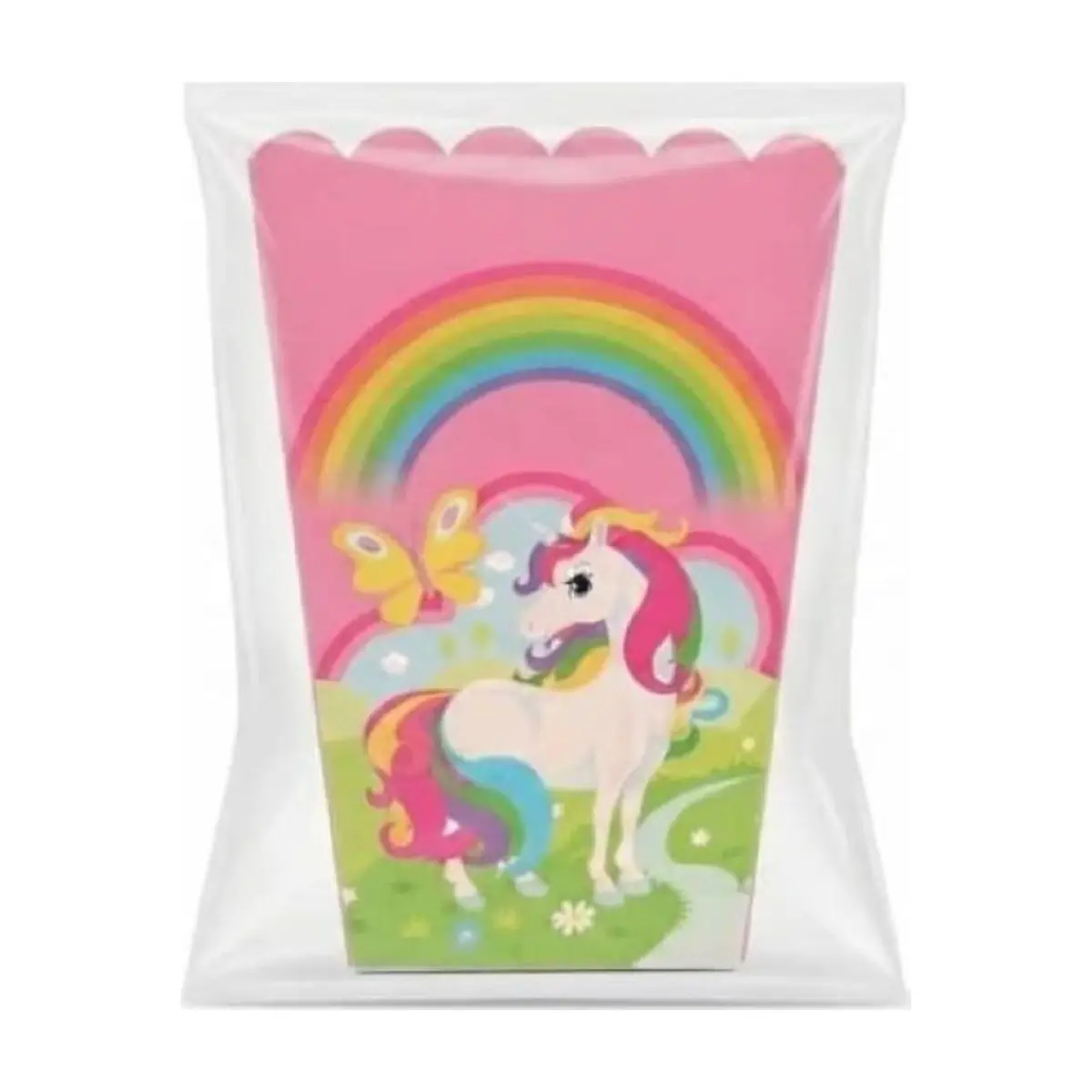 Envase para palomitas con diseño de unicornio Gutza (6 U) - Miniatura 2