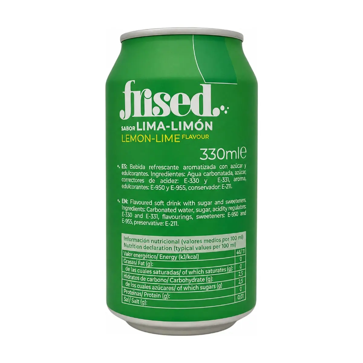 Refresco de lima-limón Frised (12 x 330 ml) - Thumbnail 2