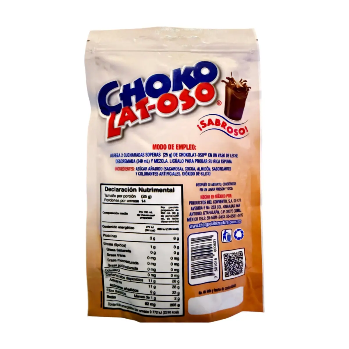 Polvo para preparar bebida con sabor a chocolate Chokolat-Oso (350 g / 10.58 oz) - Thumbnail 3