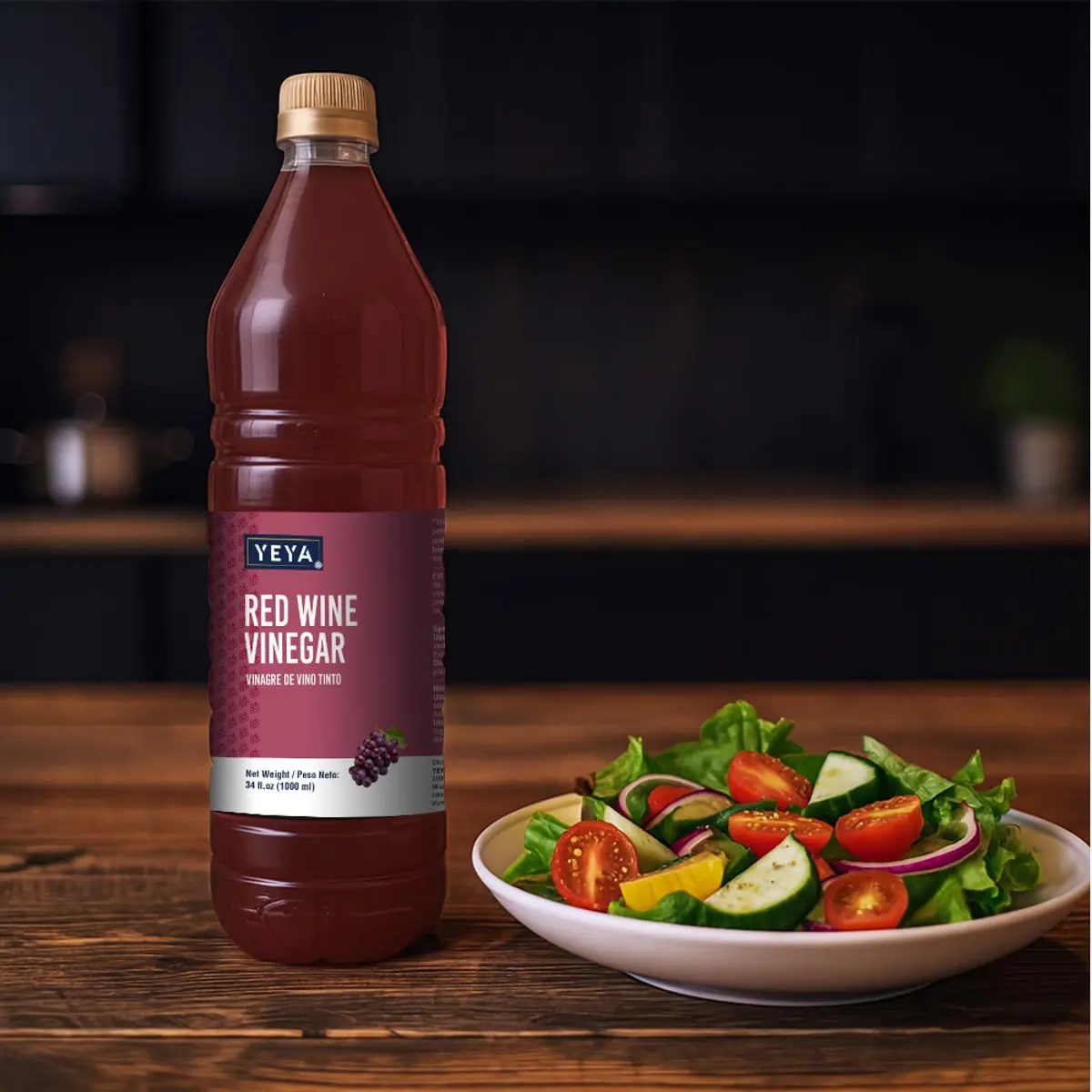 Vinagre de vino tinto YEYA (1000 ml / 34 fl. oz) - Thumbnail 4