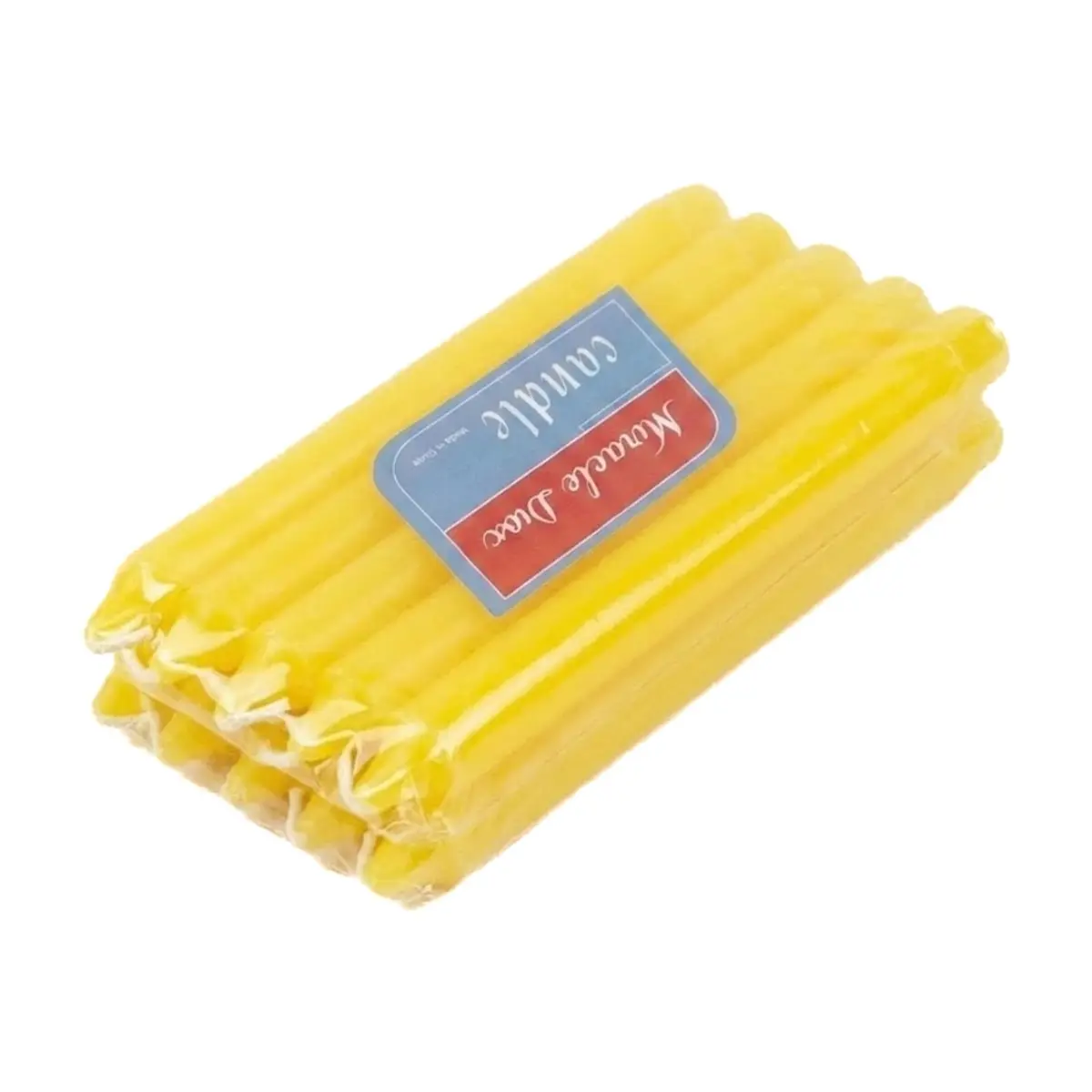 Velas color amarillo Miracle Diox (10 U)