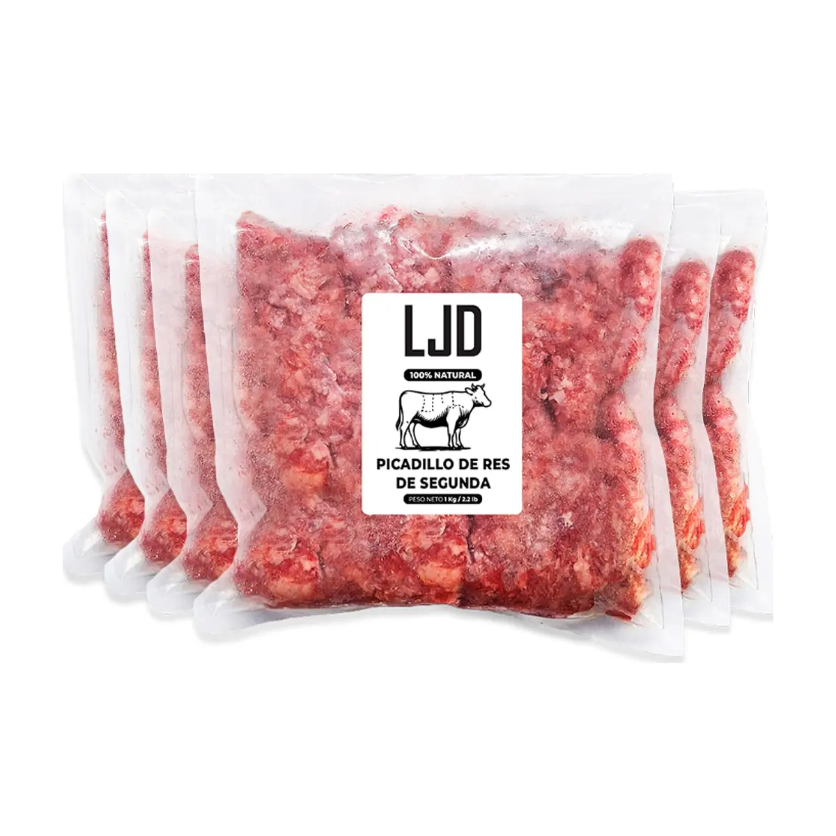 Picadillo de res de segunda LJD (6 x 1 kg / 2.2 lb)