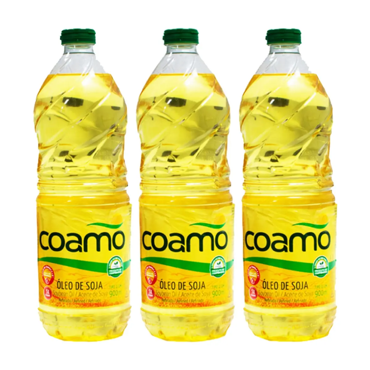 Aceite de soja refinado Coamo (3 x 900 ml)