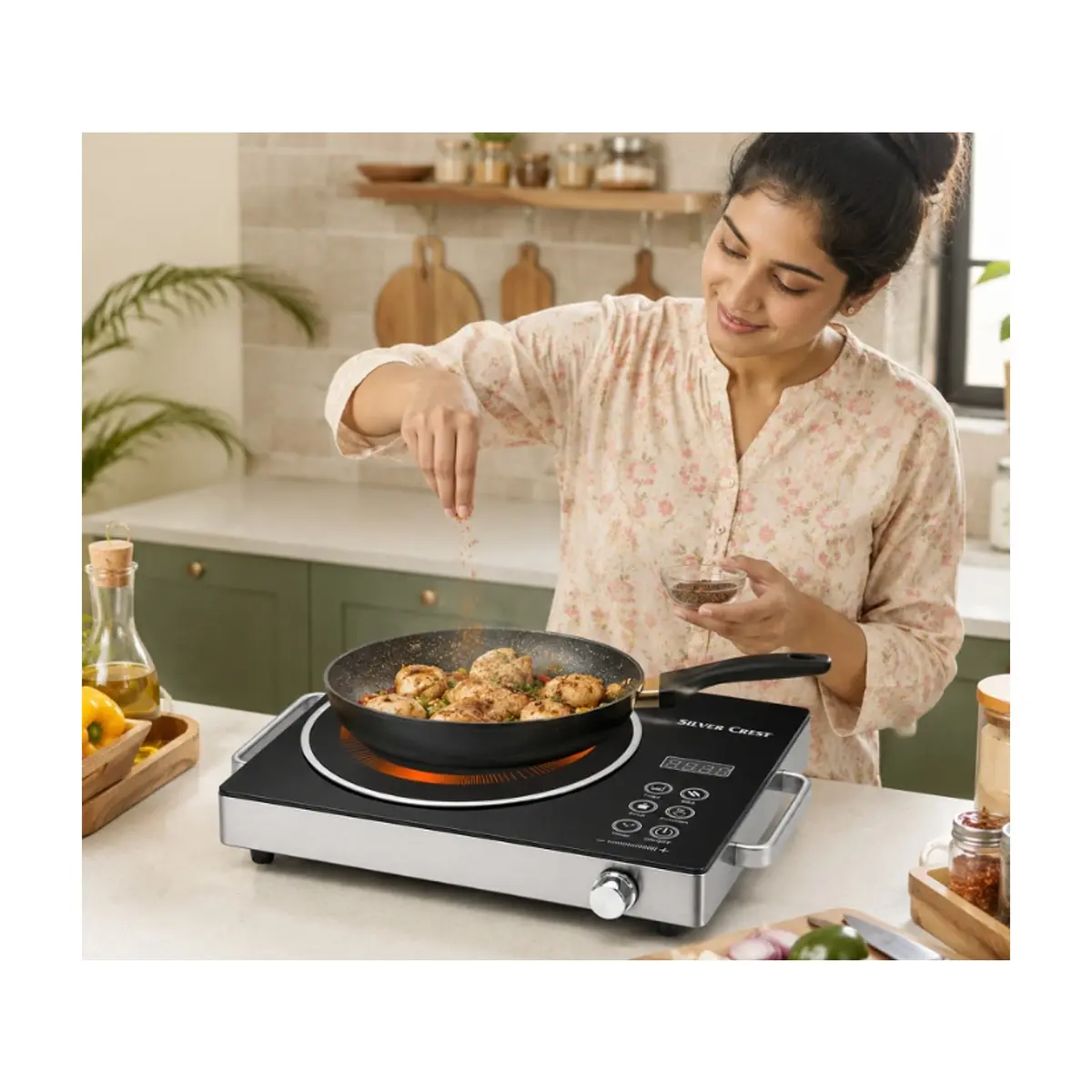 Cocina infrarrojo 3500 W Silver Crest SC-1812-E - Thumbnail 5