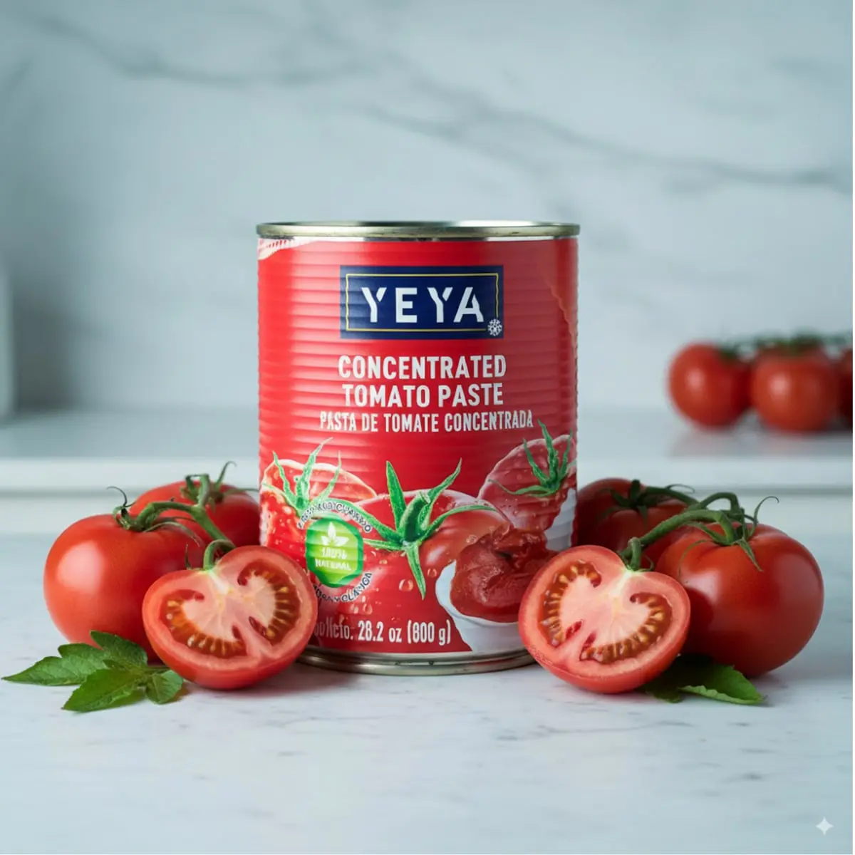 Pasta de tomate concentrada YEYA (800 g / 1.76 lb) - Miniatura 3