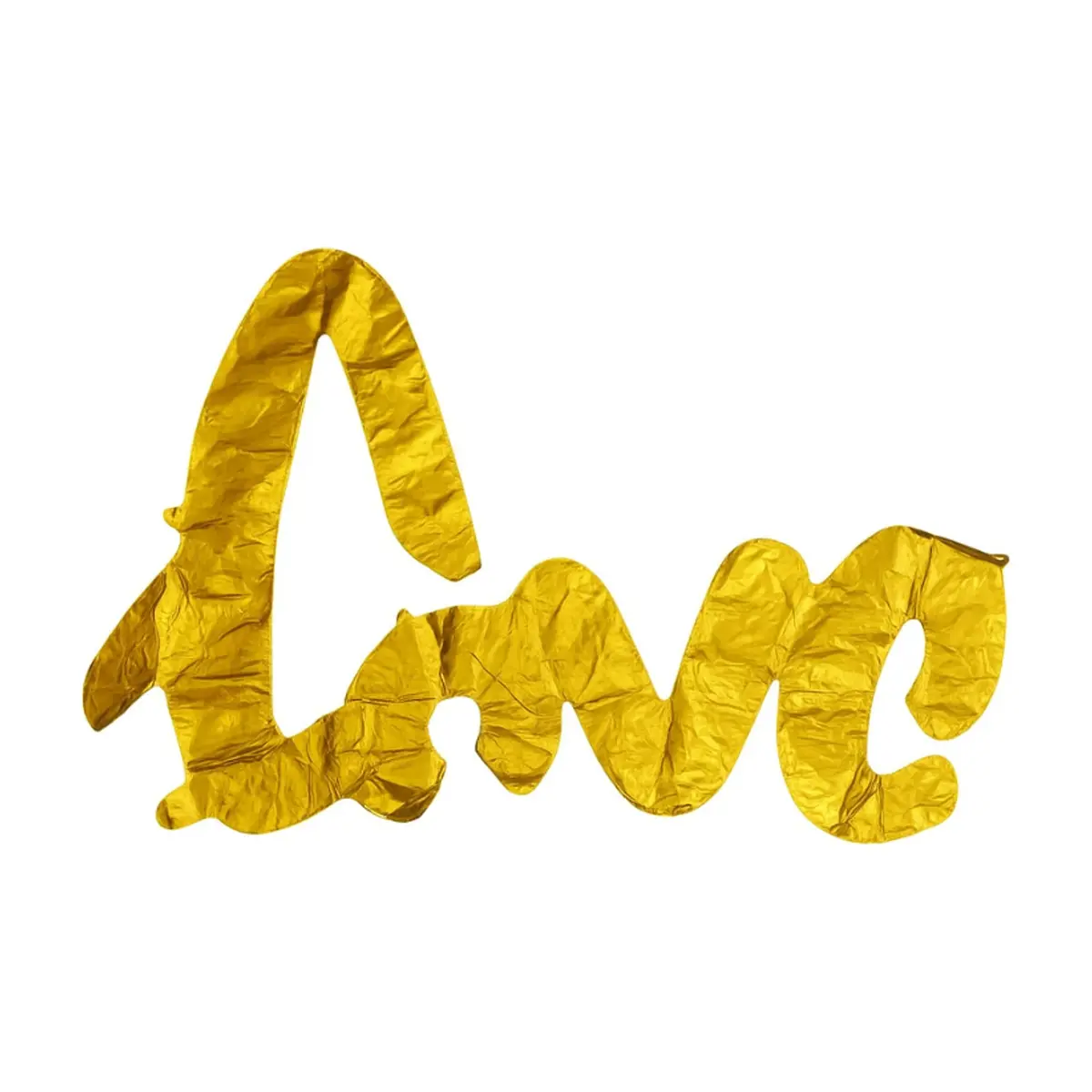 Globo "love" color dorado Ballon - Thumbnail 4