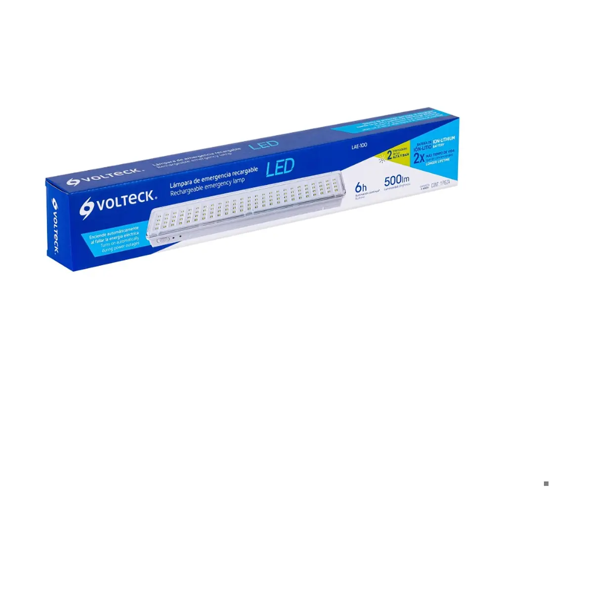 Lámpara de emergencia recargable LED Volteck 43009 - Thumbnail 7
