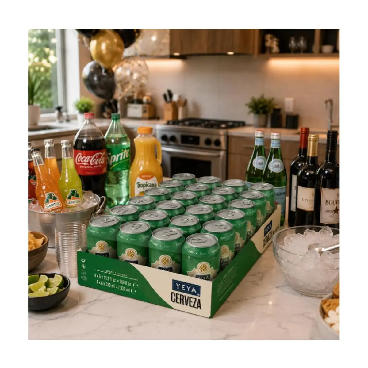 Cerveza YEYA (24 x 330 ml / 11.2 fl oz) - Thumbnail 4