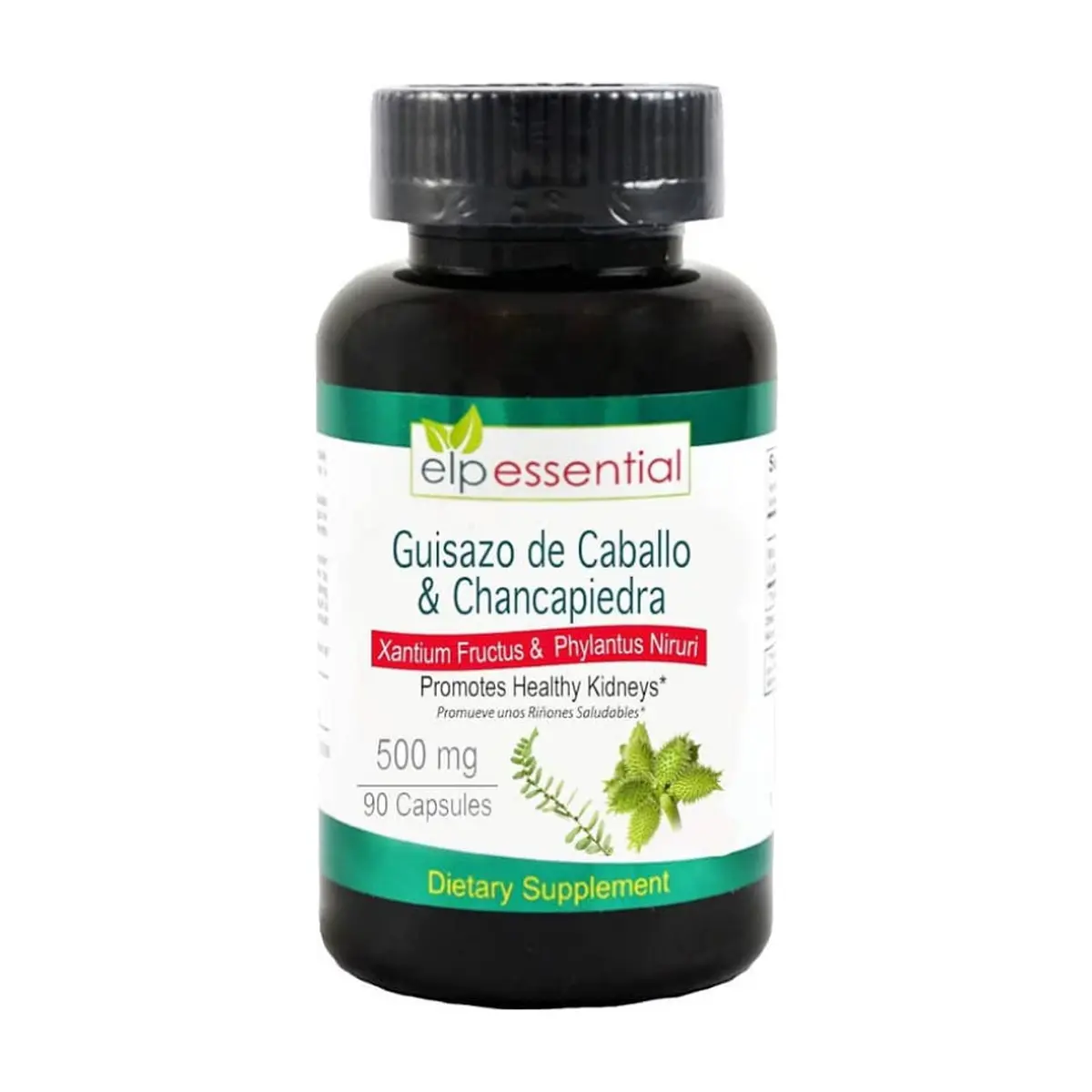 Guisazo de Caballo y Chancapiedra 500 mg Elp Essential (90 Cápsulas)