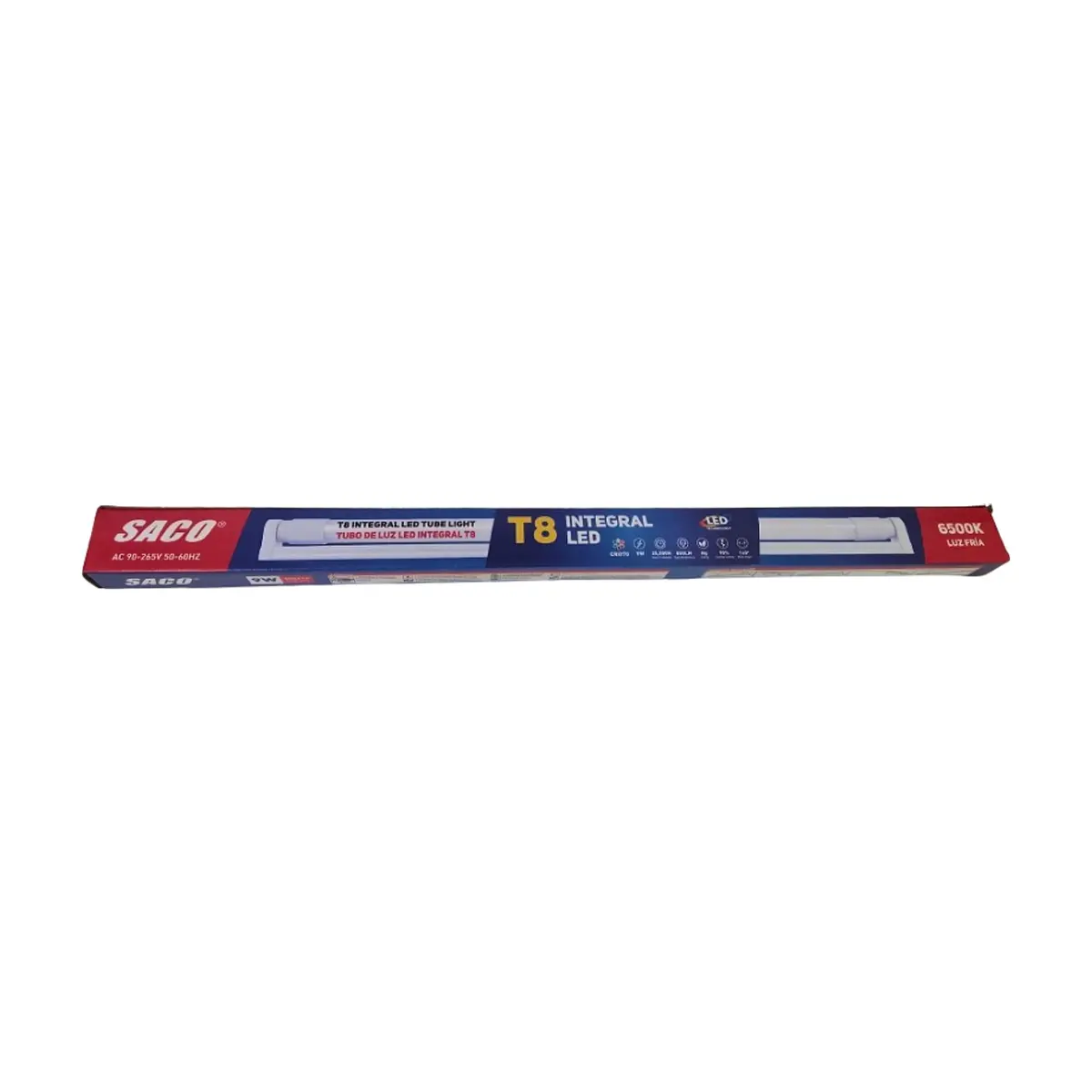 Tubo de luz LED integral T8 - 9 W - Saco