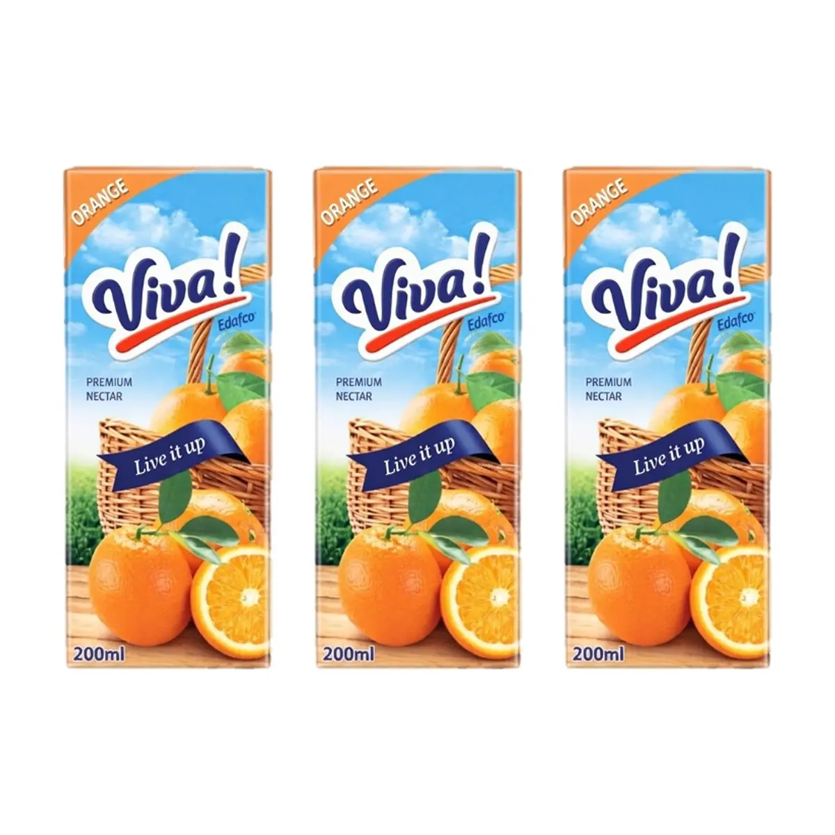 Néctar de naranja Viva (3 x 200 ml)