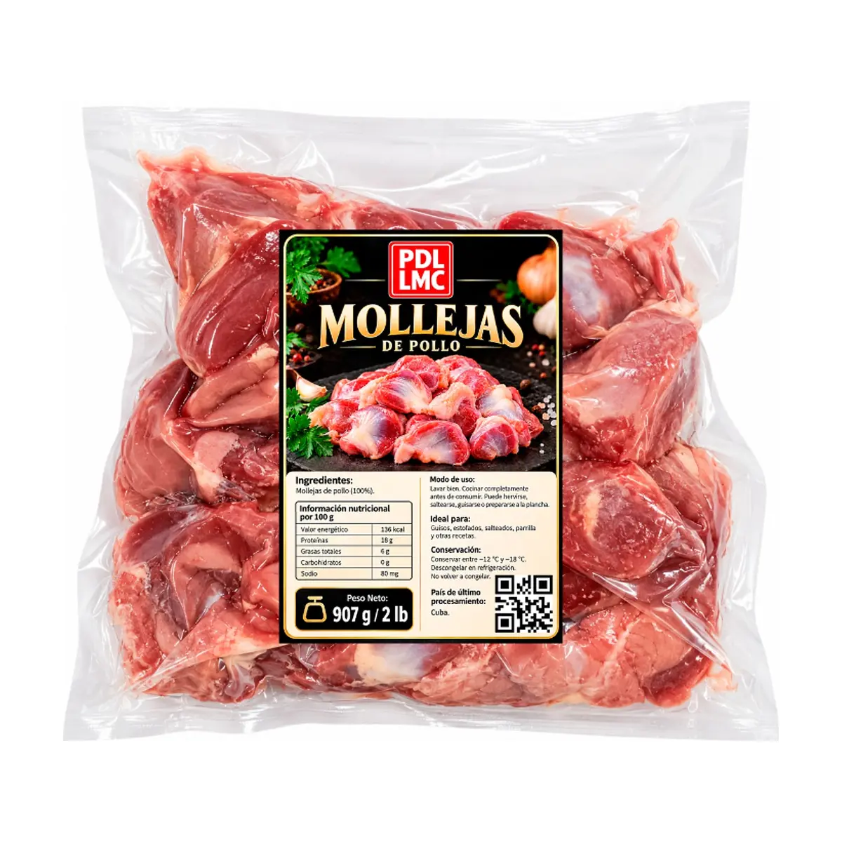 Mollejas de pollo PDL LMC (907 g / 2 lb) - Thumbnail 2