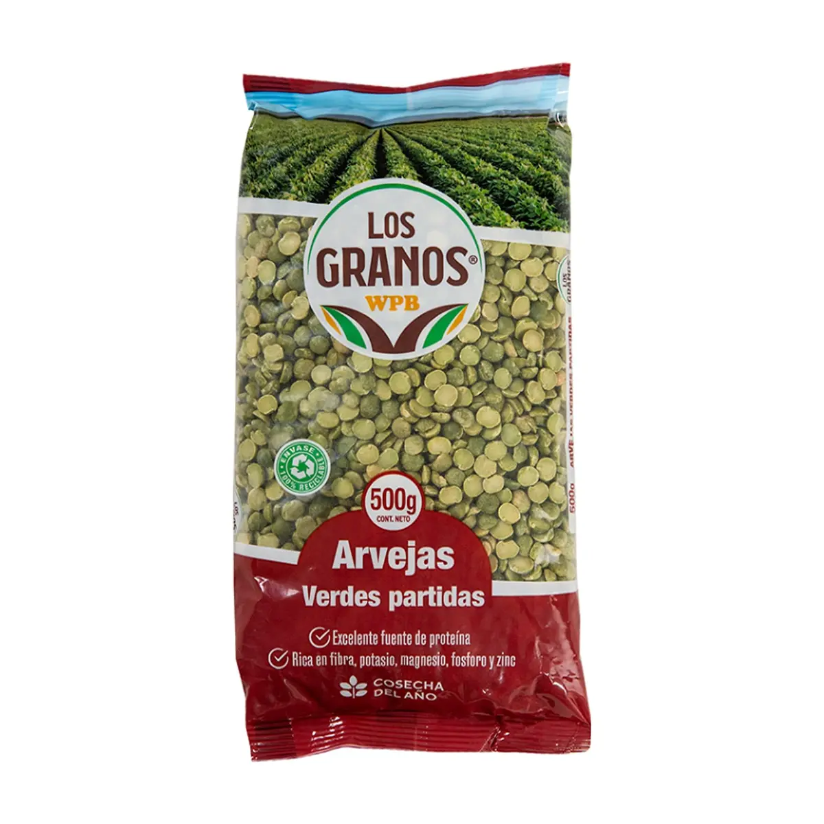 Arvejas verdes partidas - chícharos - Los Granos (500 g / 1.1 lb) - Thumbnail 3