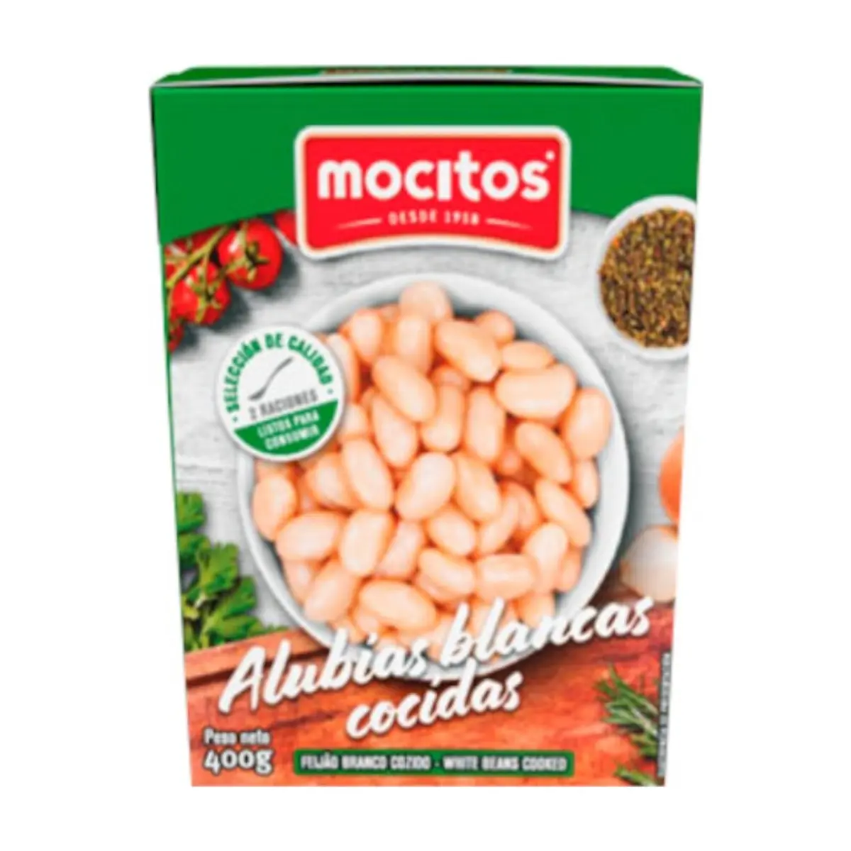 Alubias blancas cocidas Mocitos (400 g / 14.1 oz) - Miniatura 4