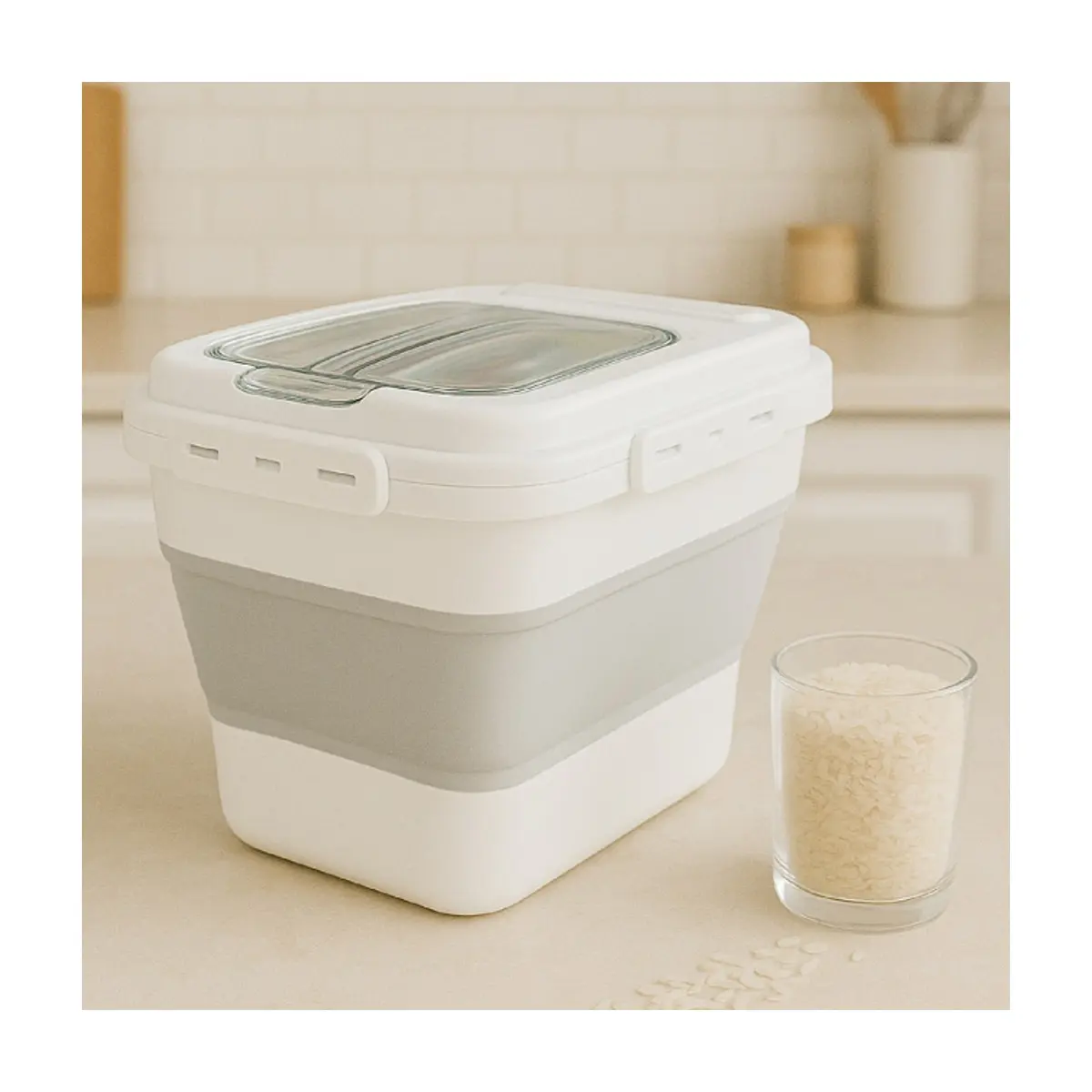 Pozuelo grande hermético para alimentos P53 (14.8 L) - Miniatura 6