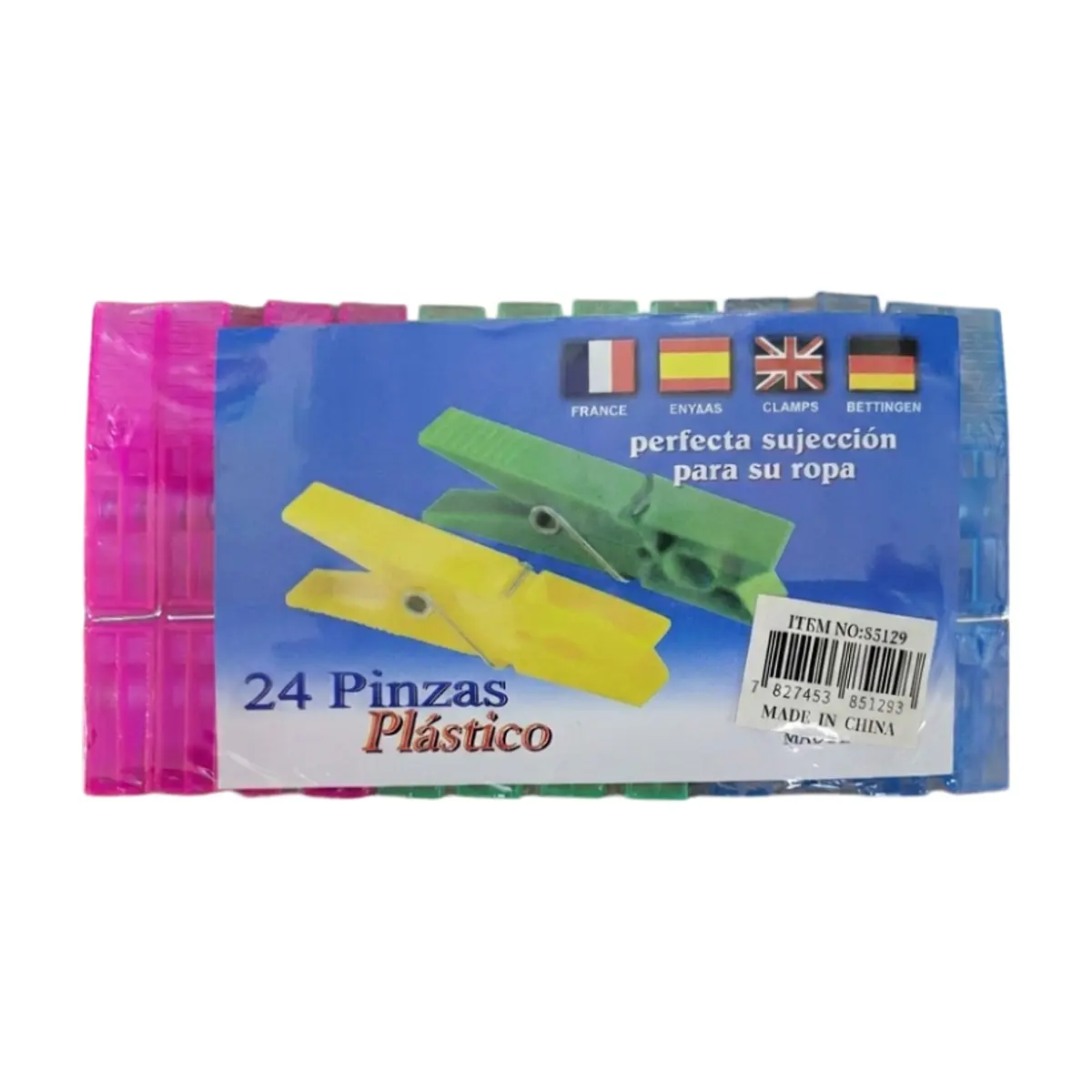 Pinzas de plástico Ray (24 U)