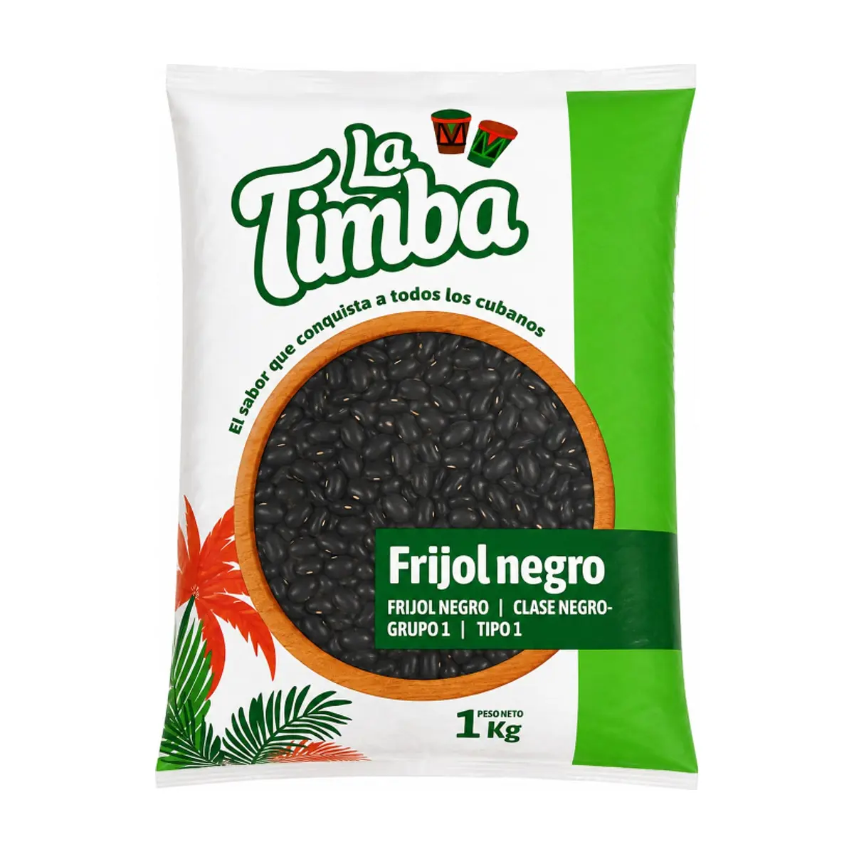 Frijoles negros La Timba (12 x 1 kg / 2.2 lb) - Thumbnail 4