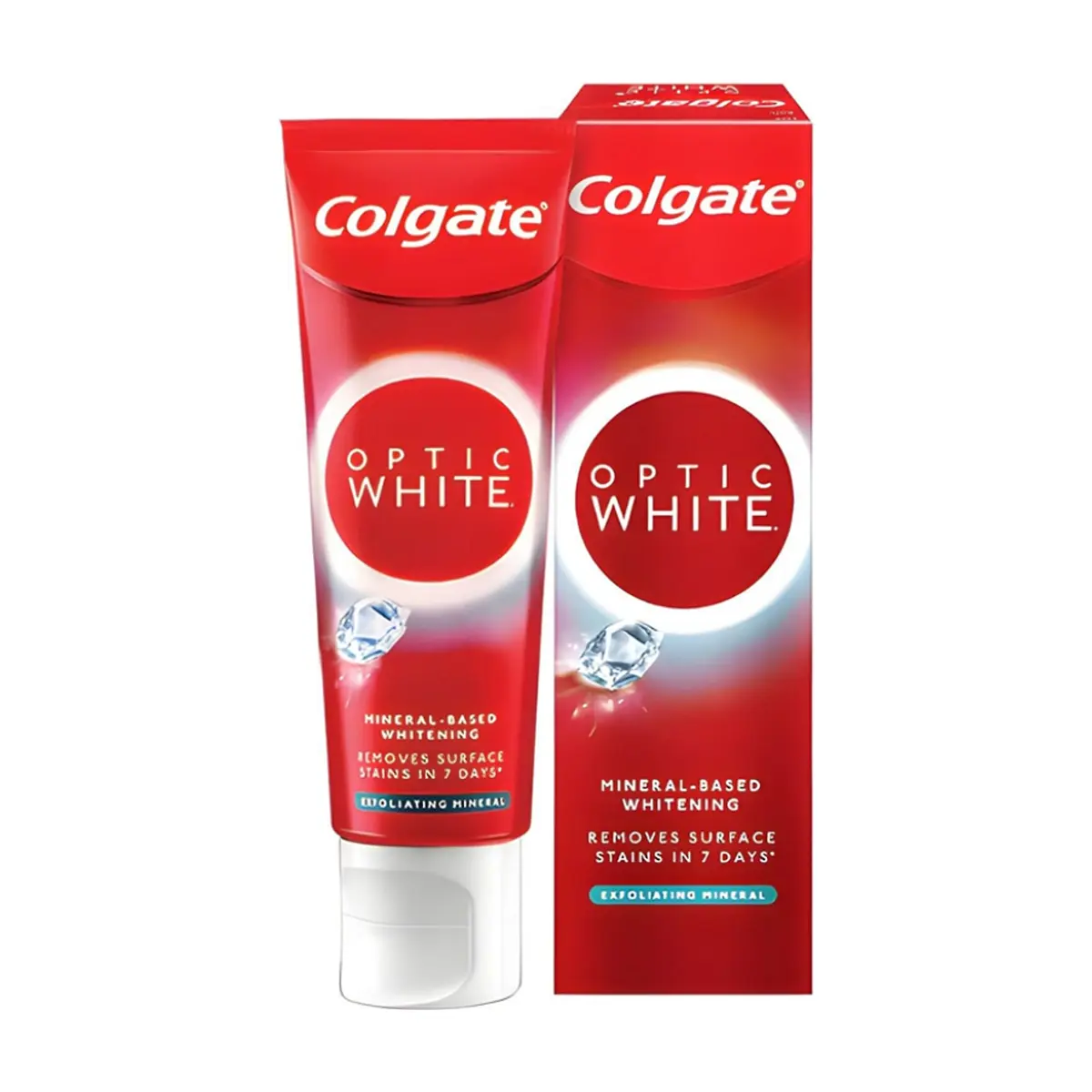 Pasta dental Exfoliating Mineral Optic White Colgate (100 g / 3.52 oz)