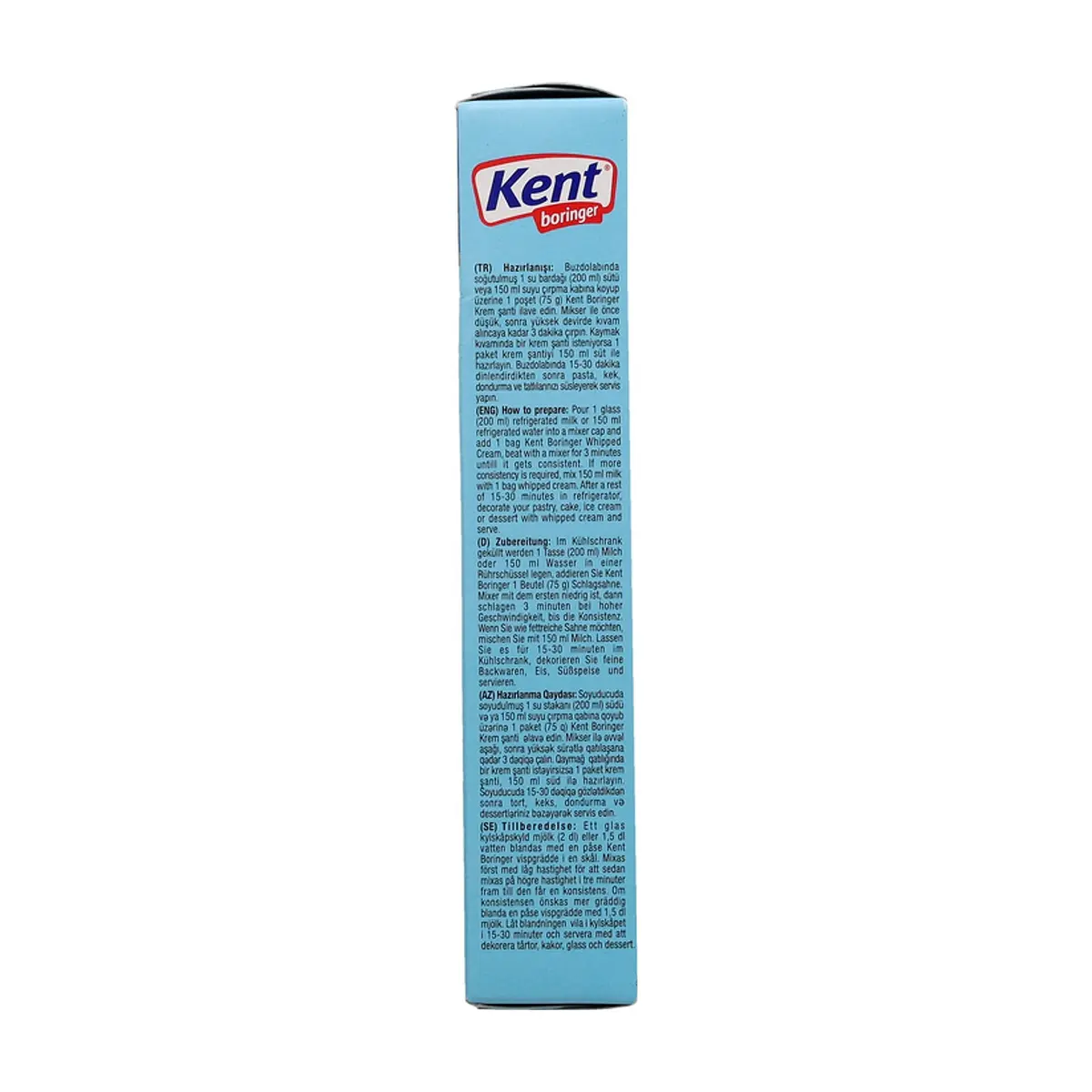 Crema batida de vainilla Kent boringer (150 g / 5.29 oz) - Thumbnail 4