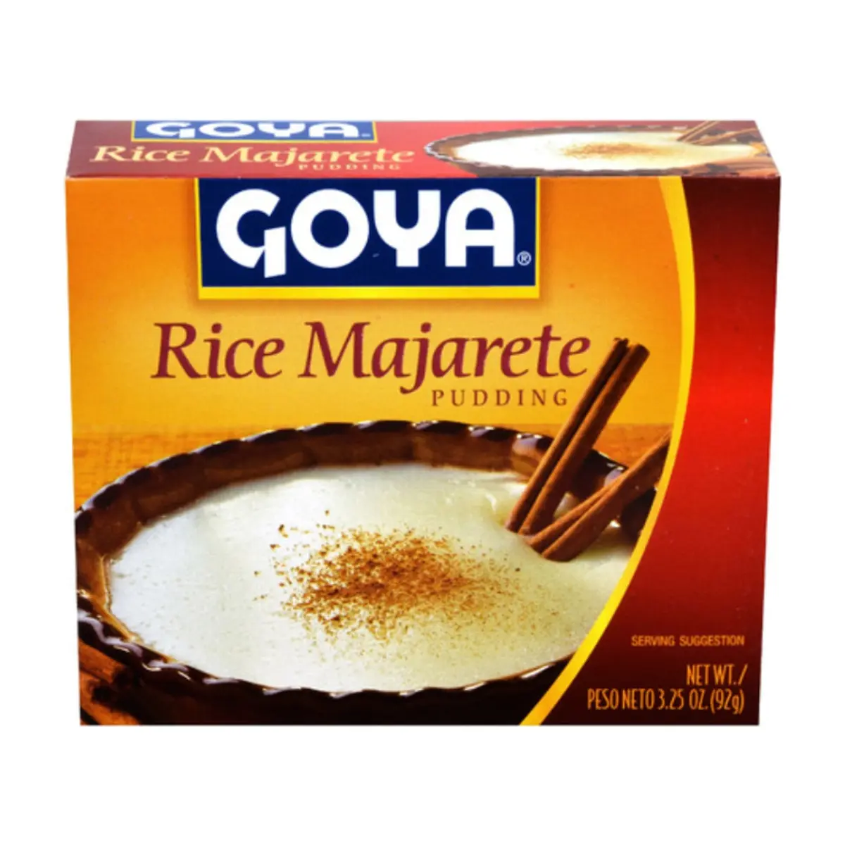 Mezcla para majarete de arroz -arroz con leche- Goya (92 g / 3.25 oz)