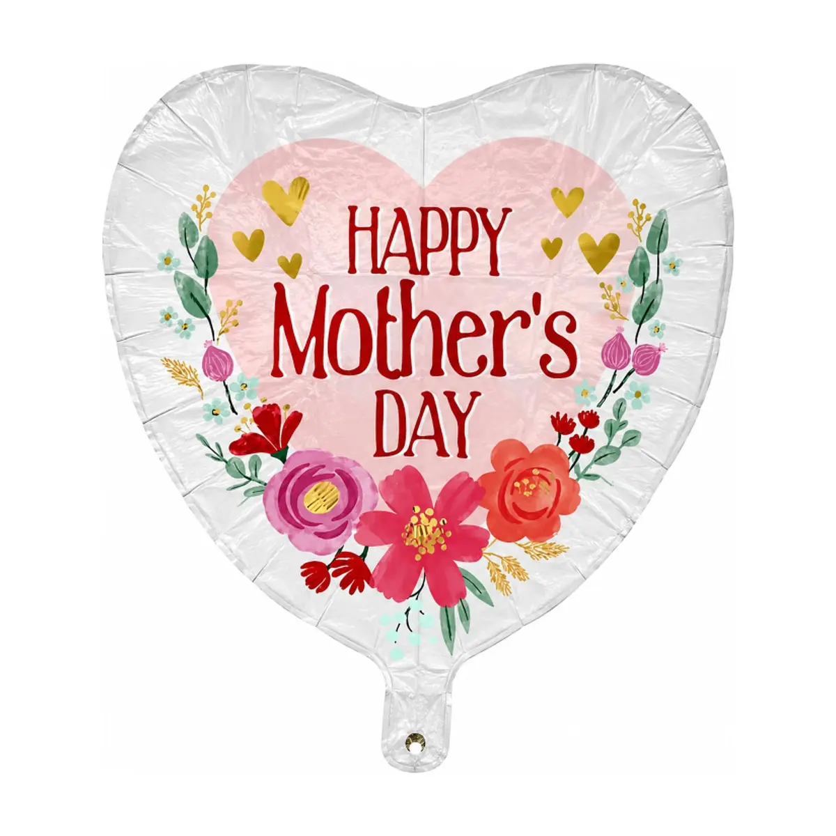 Globo en forma de corazón con cartel de Happy mother´s day Balloon (17 pulgadas) - Thumbnail 3