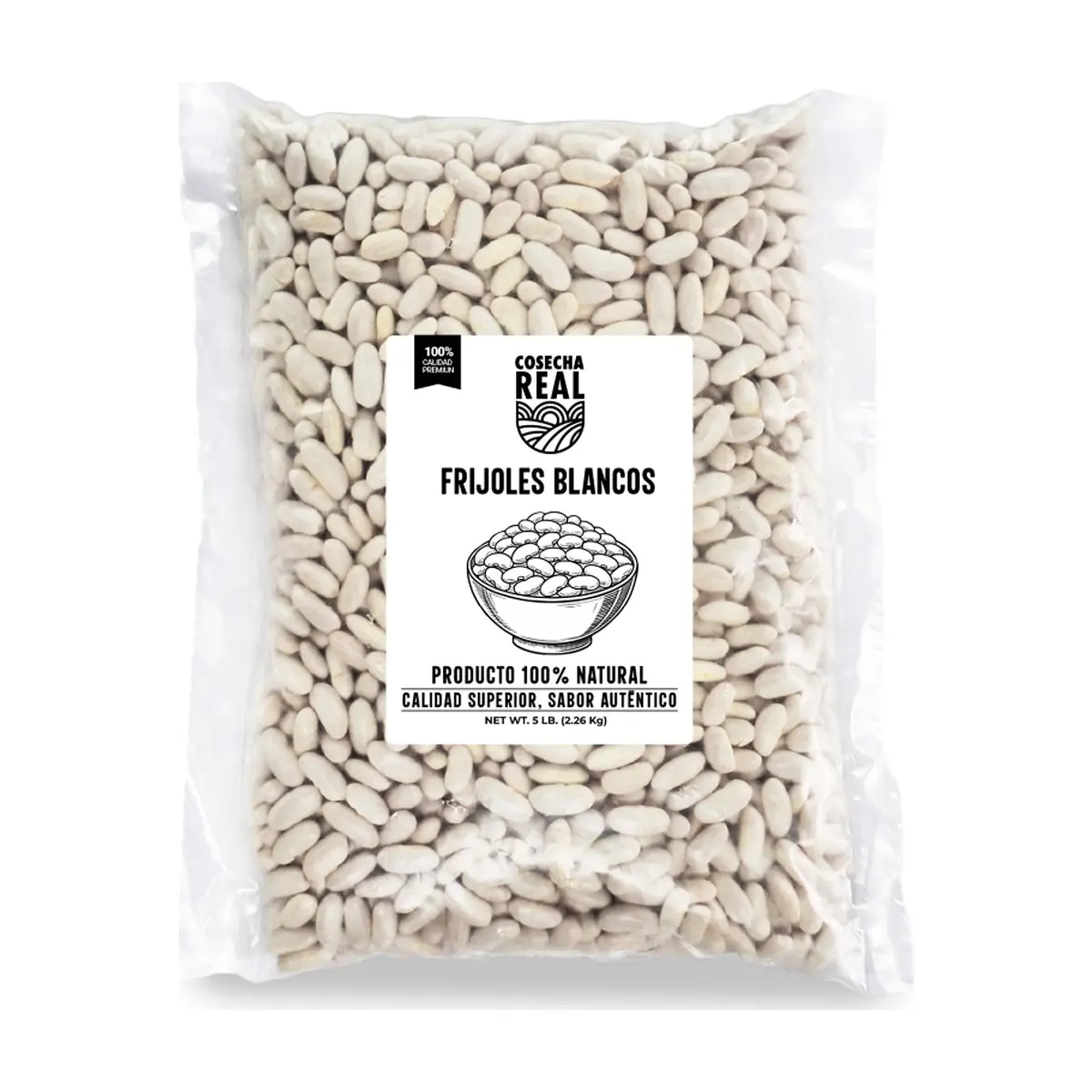 Frijoles blancos Cosecha Real (2.26 kg / 5 lb)