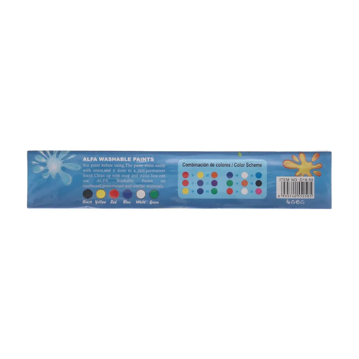 Tempera lavable ALFA (6 U) - Miniatura 3