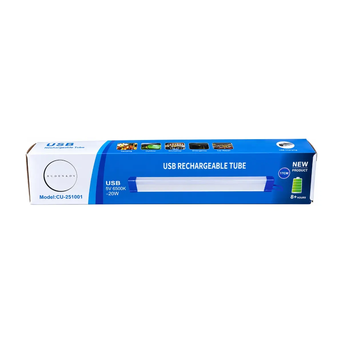 Lámpara led recargable por USB 20 W Rudenkov - Miniatura 1