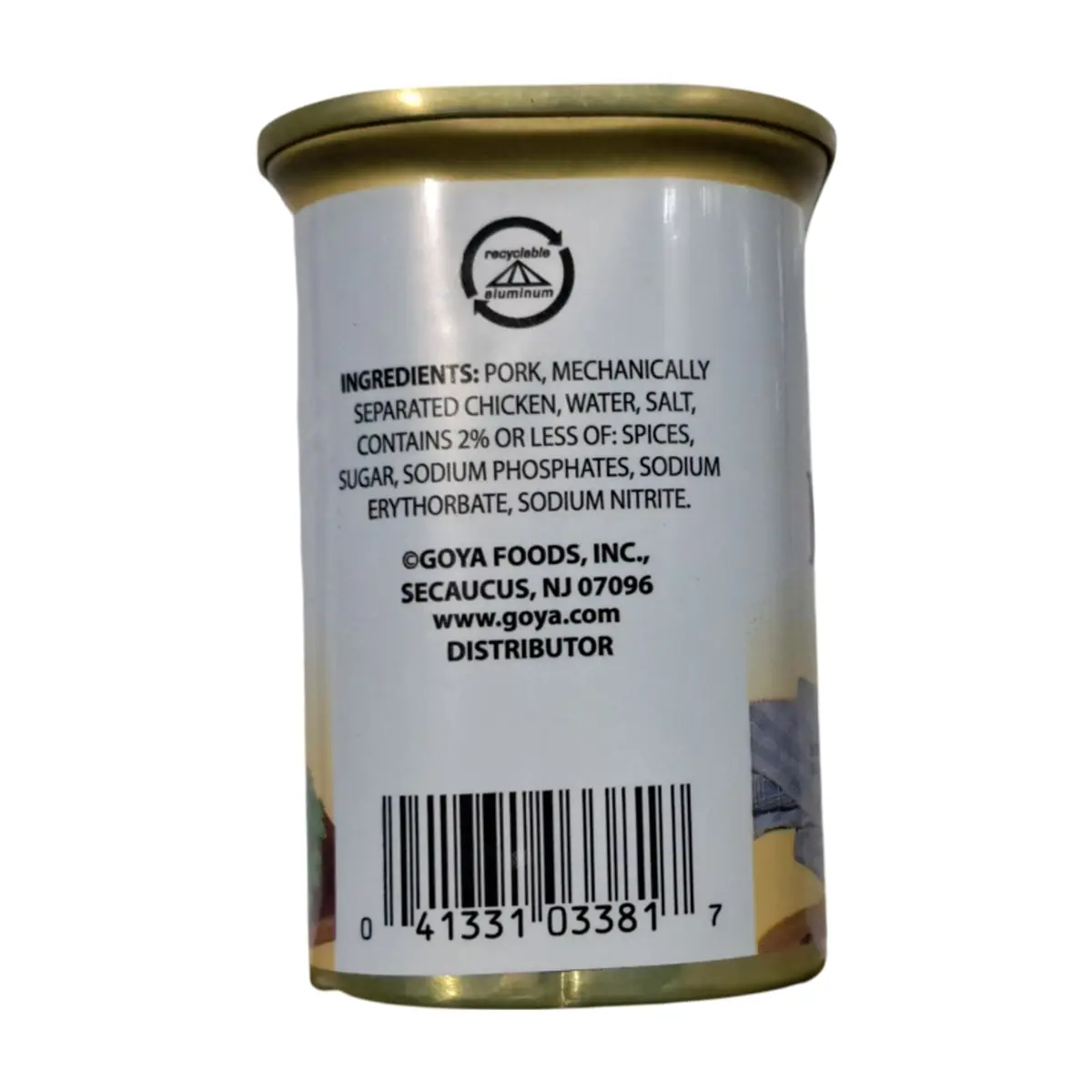 Carne para almuerzo de cerdo y pollo Goya (340 g / 12 oz) - Thumbnail 3