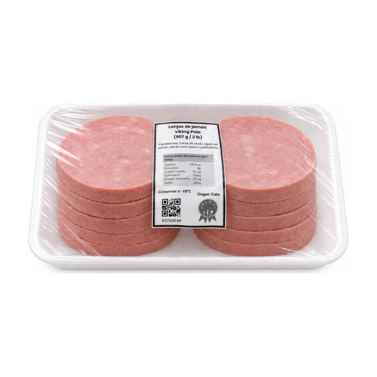 Lonjas de jamón viking Pida (907 g / 2 lb)