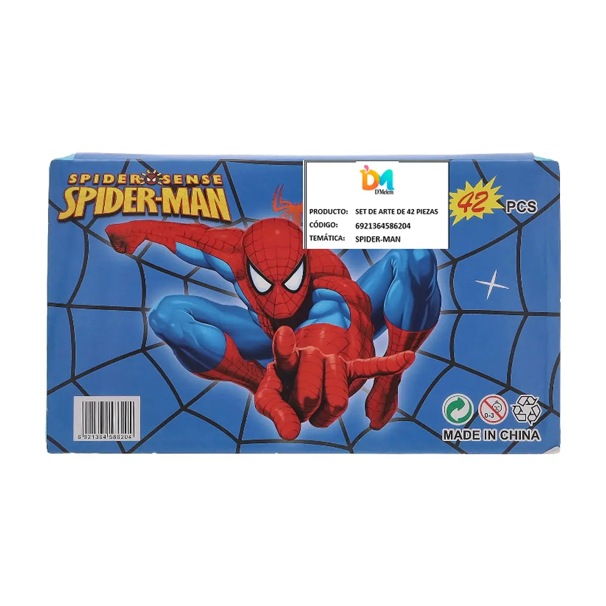 Set de arte de 42 piezas temática Spider- man D'melem - Thumbnail 3