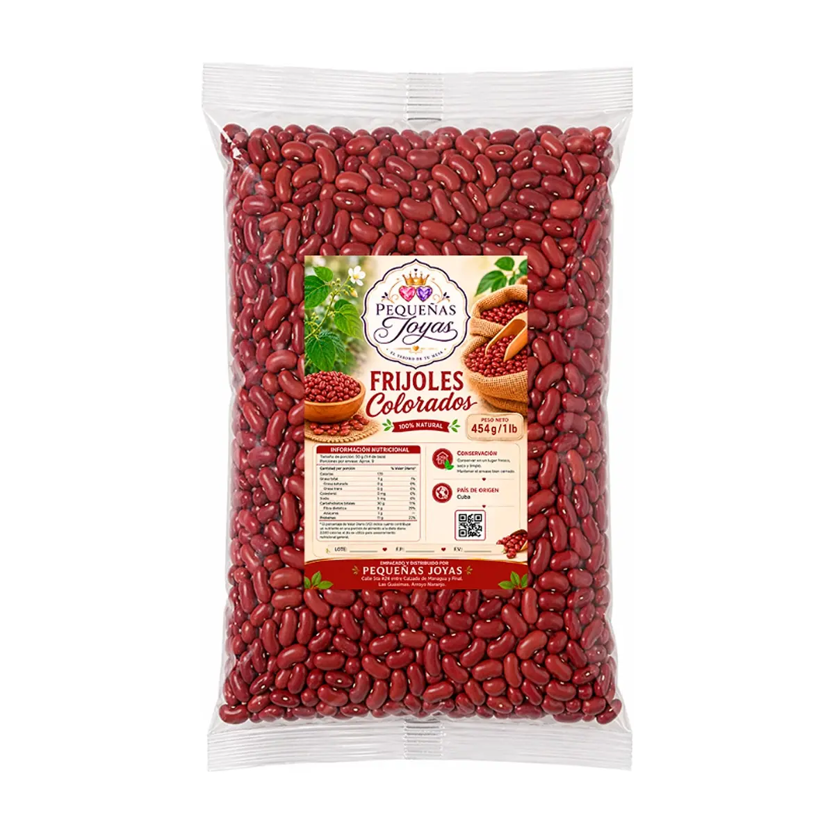 Frijoles colorados Pequeñas Joyas (454 g / 1 lb)