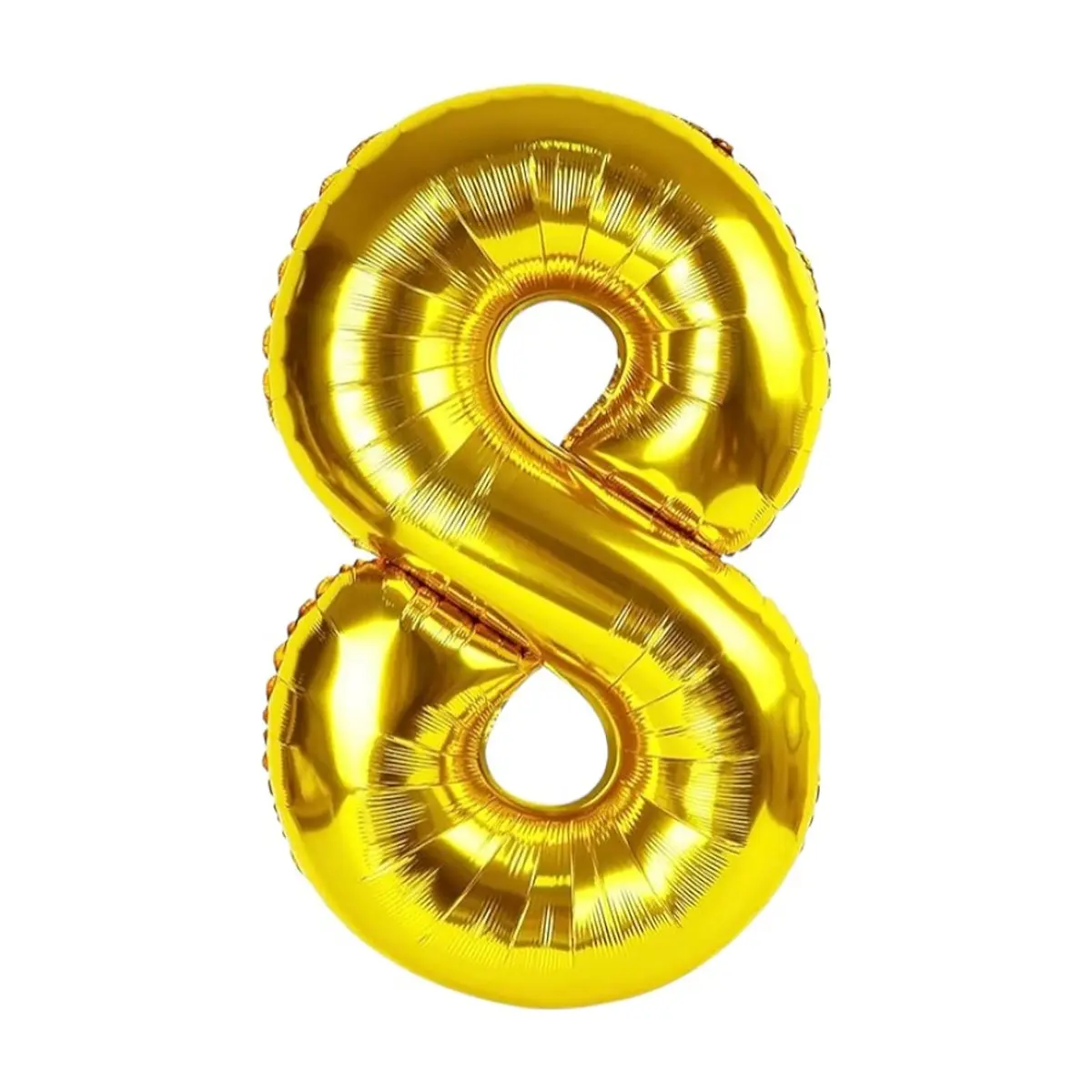 Globo dorado Número 8 Balloon (32 pulgadas)