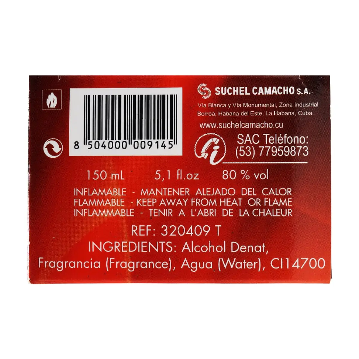 Eau de toilette de mujer Aromas de Diva Dance Suchel Camacho (150 ml) - Thumbnail 3