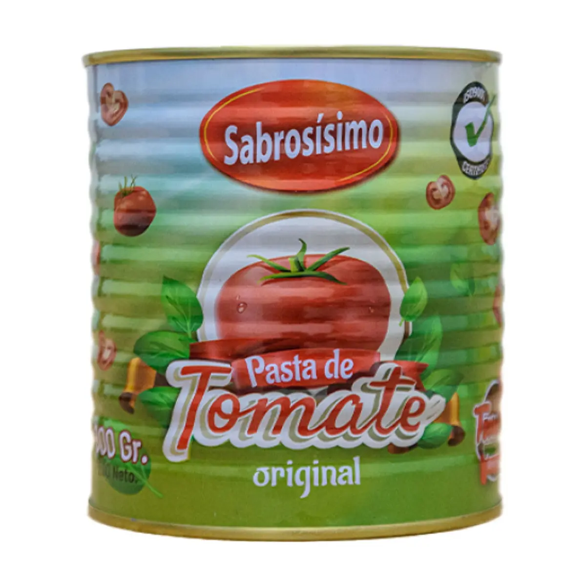 Pasta de tomate doble concentrada condimentada Sabrosísimo (800 g / 1.76 lb) - Imagen 1