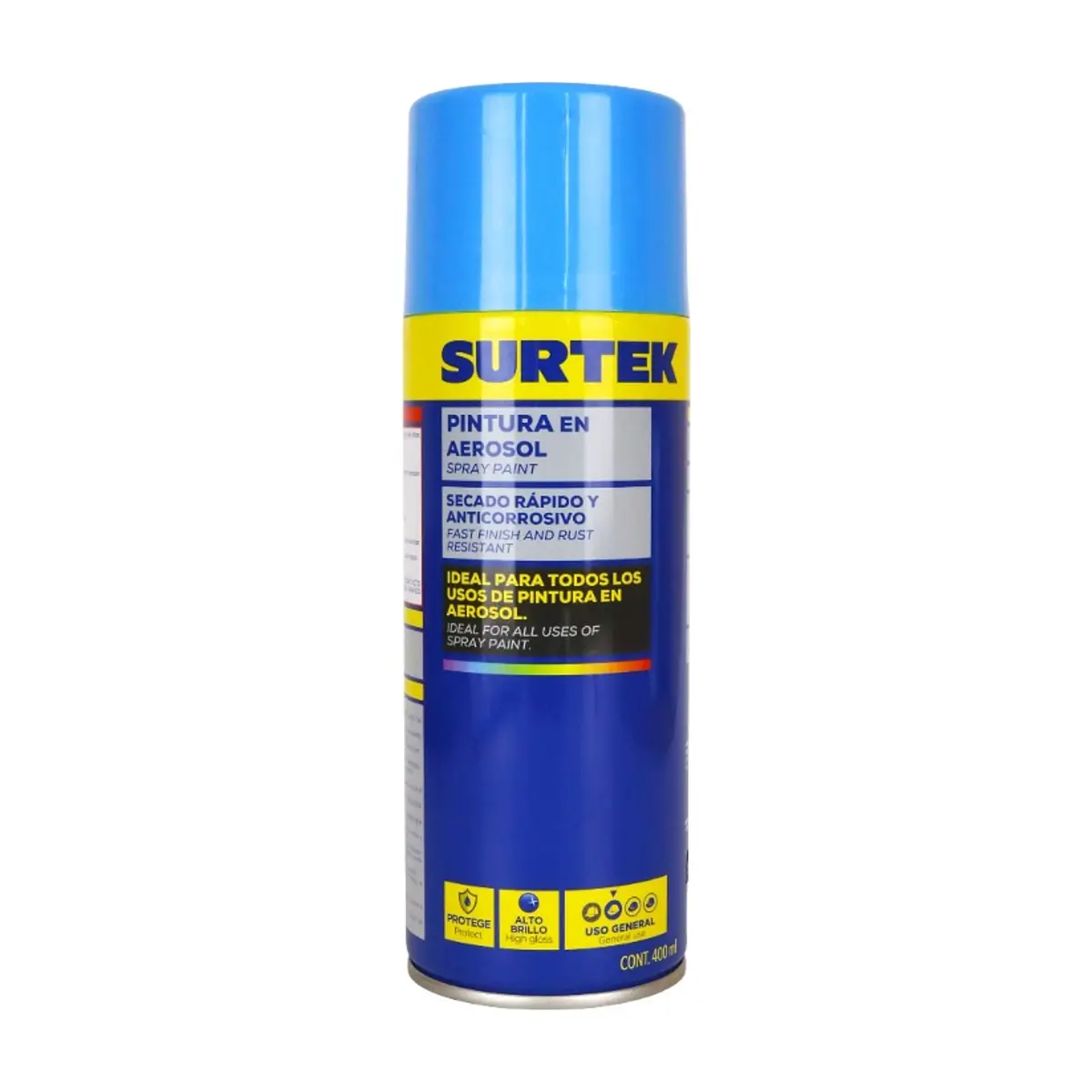 Pintura en aerosol color azul cielo Surtek AES423 (400 ml)