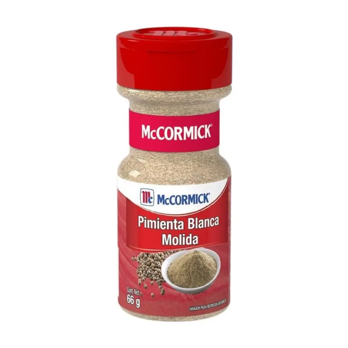 Pimienta blanca molida McCormick (66 g / 2.34 oz)