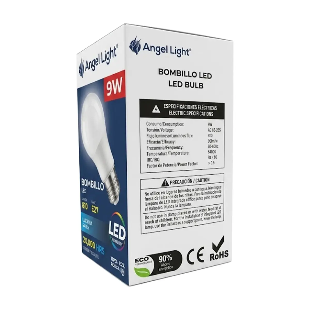 Bombillo led de 9 watts Angel Light - Thumbnail 4