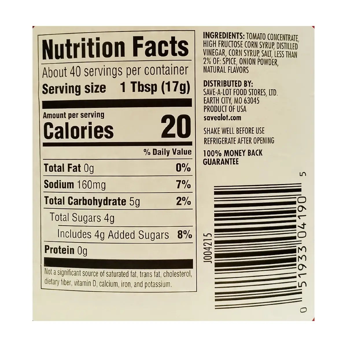 Ketchup Kurtz (680 g / 1.49 lb) - Thumbnail 3