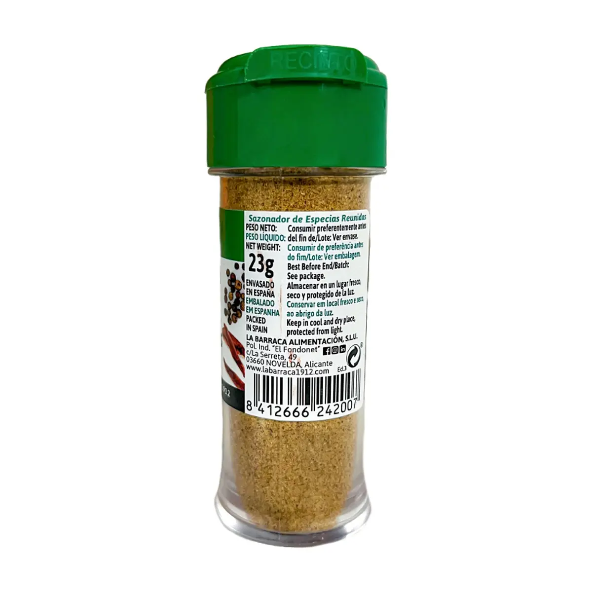 Sazonador de especies reunidas La Barraca (23 g) - Miniatura 3