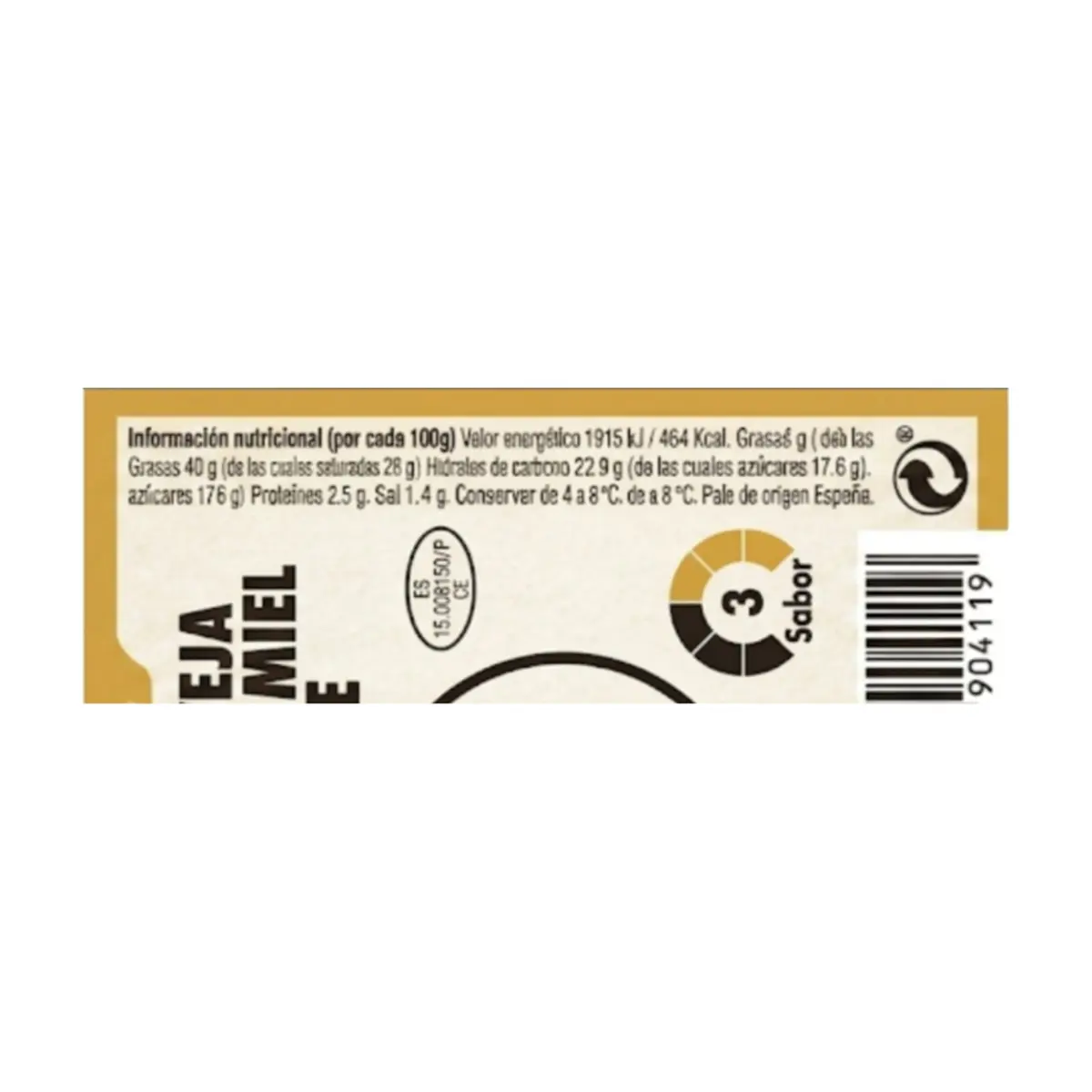 Queso de oveja con crema de miel y jengibre La Especial (150 g / 5.29 oz) - Thumbnail 3