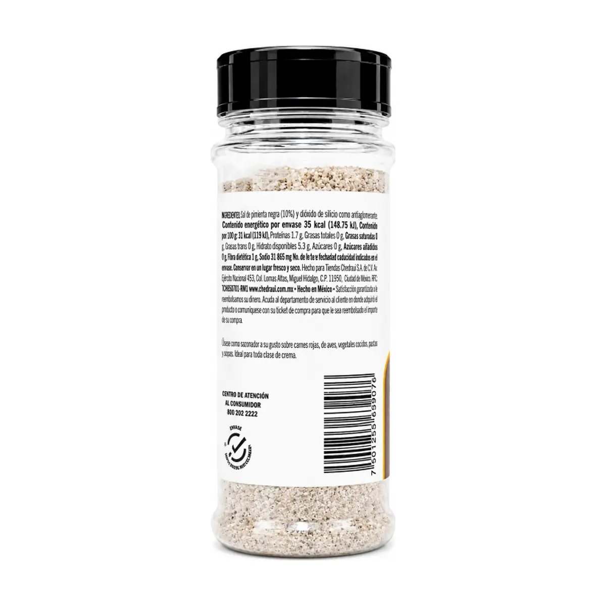 Sal con pimienta negra Selecto Brand (125 g / 4.41 oz) - Thumbnail 2