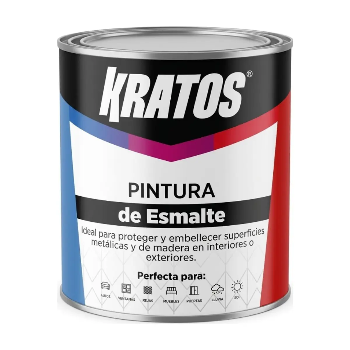 Pintura de esmalte verde Kratos (0.8 L)