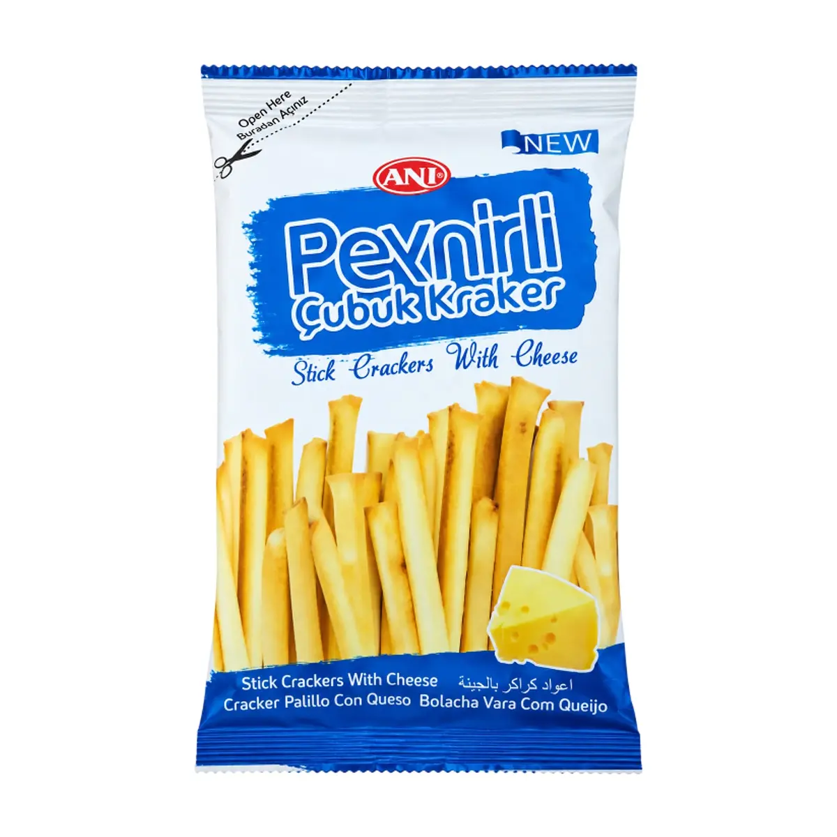 Galletas tipo palito con queso ANI (35 g / 1.23 oz) - Imagen 1